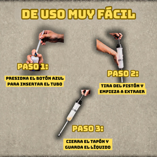 Extractor de líquidos 200/500 ml